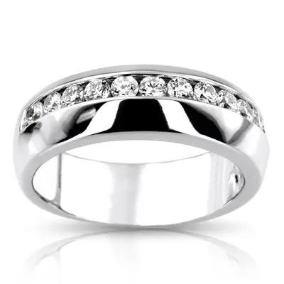 0.91 ct. Round Cut Diamond Men's Ring - view 1 of 6