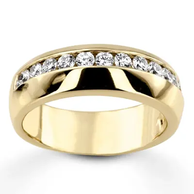 0.91 ct. Round Cut Diamond Men's Ring - view 2 of 6