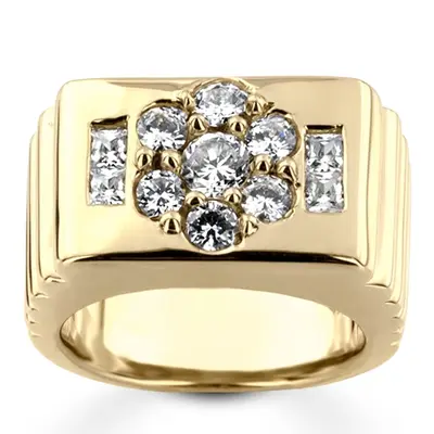 1.42 ct. Diamond Men's Ring alternate view