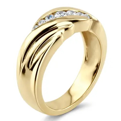 platinum 0.34 ct. Diamond Men's Ring - alternate view 5 thumbnail