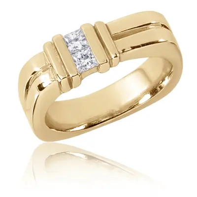 0.34 ct. Princess Cut Diamond Men Ring - view 2 of 3