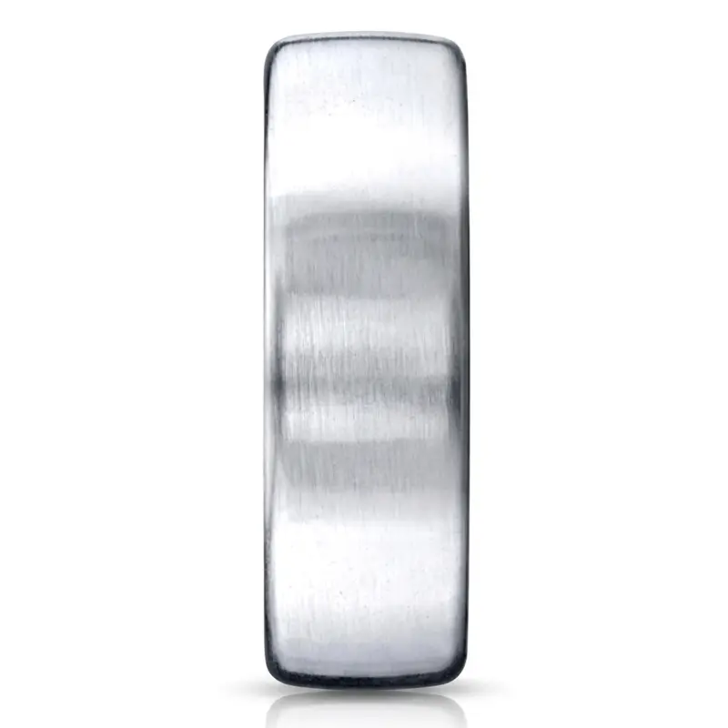 cobalt chrome Cobaltchrome™ 7.5mm Comfort-Fit Satin-Finished Design Ring 1 - alternate view 2