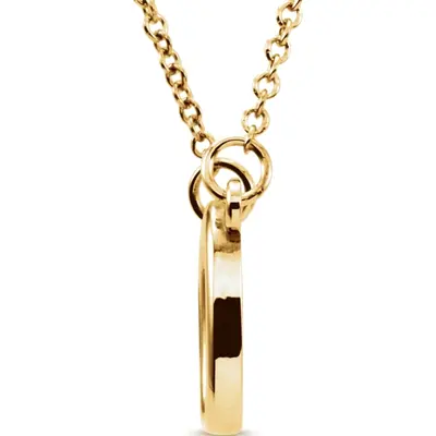 Geo Cushion 14K Gold 16" Pendant - view 2 of 4