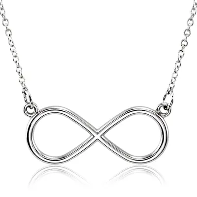 Infinity Solid 14k Gold 18" Pendant - view 2 of 2