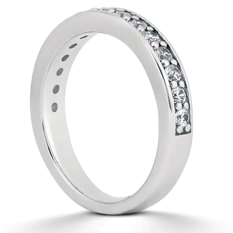 14K white gold Compliments To You Wedding Band (1/3 ct. tw.) - alternate view 3