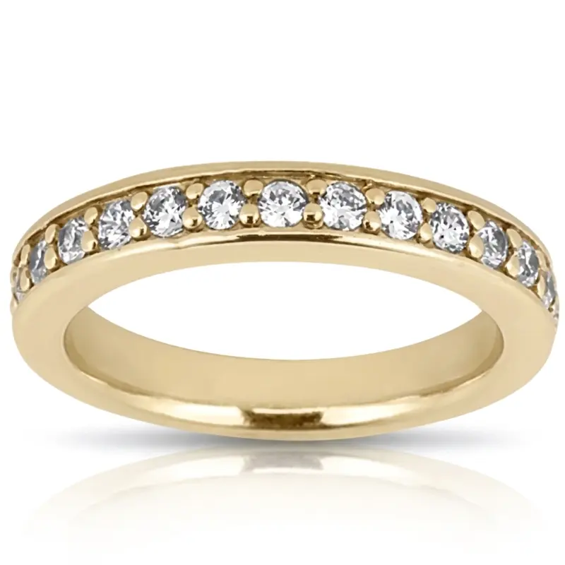 14K white gold Compliments To You Wedding Band (1/3 ct. tw.) - alternate view 2