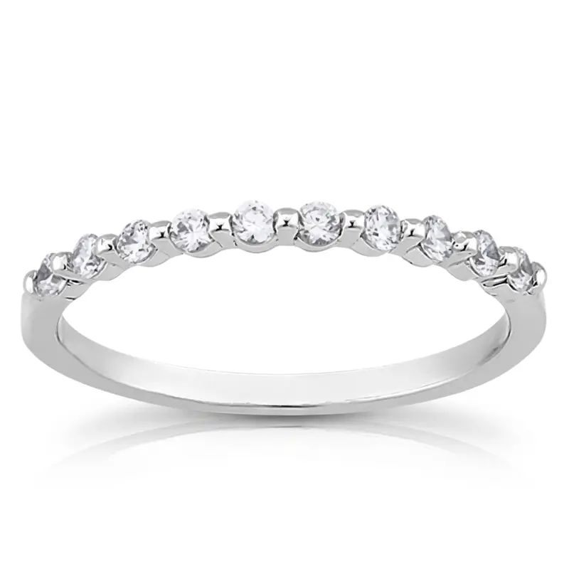 14K white gold Matching Diamond Band (0.2 ct. tw.) - main view