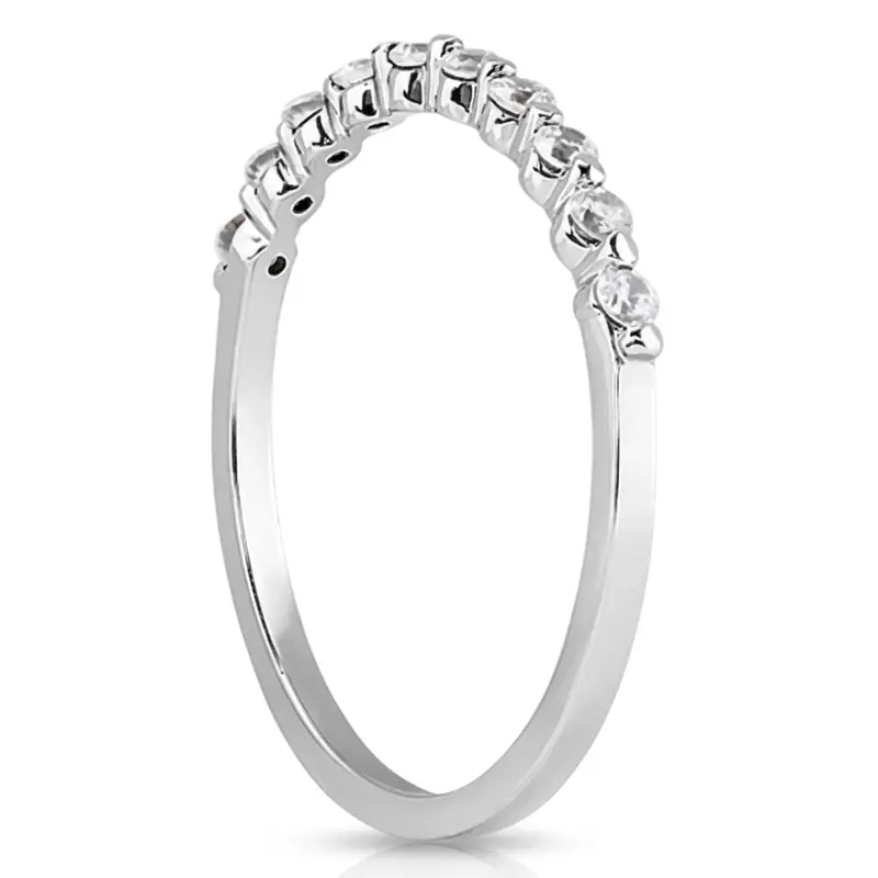 14K white gold Matching Diamond Band (0.2 ct. tw.) - alternate view 5
