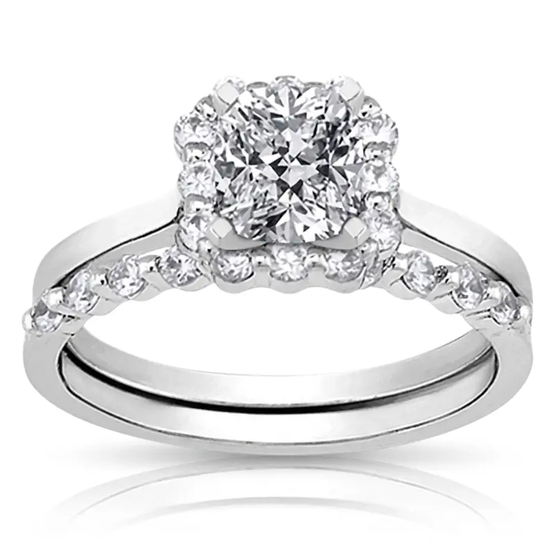 14K white gold Matching Diamond Band (0.2 ct. tw.) - alternate view 4