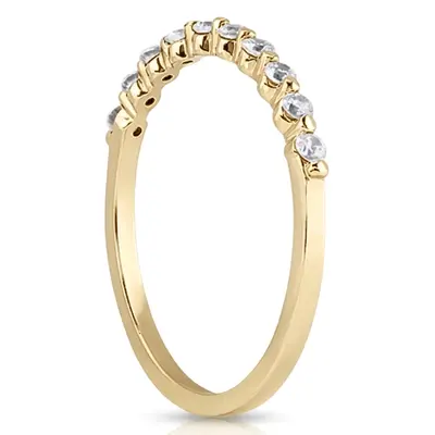 14K white gold Matching Diamond Band (0.2 ct. tw.) - alternate view 6 thumbnail