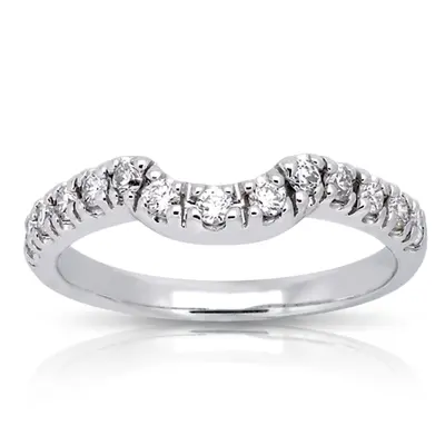 Matching band with 0.42 ct. tw For Diamond Bridal Ring
