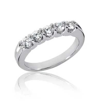 Round Cut U-Prong Set Fancy  Diamond Bridal Ring (0.25 ct. tw.)