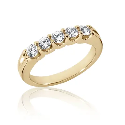 Round Cut U-Prong Set Fancy  Diamond Bridal Ring (0.25 ct. tw.) alternate view
