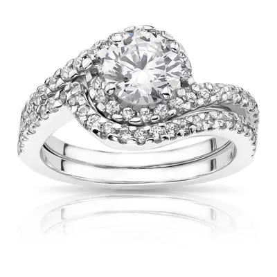 18K white gold Diamond Matching Band(1/5 ct. tw.) - alternate view 4 thumbnail