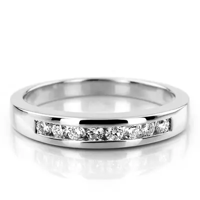 Crafted Channel Set Round Diamond Band (1/4 ct. tw.)