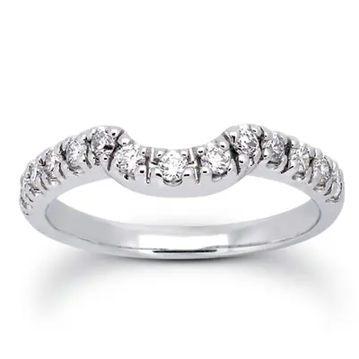 Curved Matching Band 0.28 ct. tw. for Diamond Bridal Ring - view 1 of 3