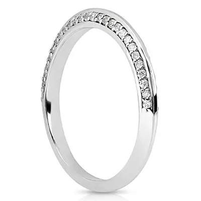 Sleek Prong-Set Diamond Matching Band (1/4 ct. tw.)