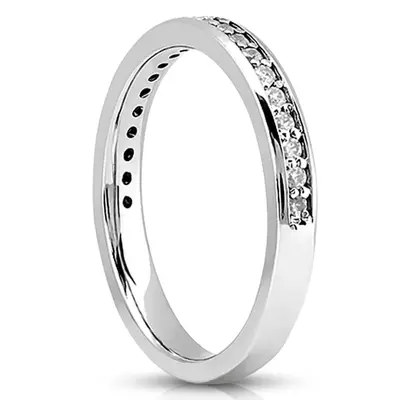 14K white gold 0.21 ct. Diamond Bridal Ring 2 - alternate view 4 thumbnail