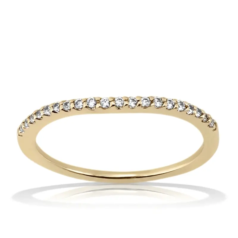 14K white gold Matching Diamond Band (0.15 ct. tw.) - alternate view 2
