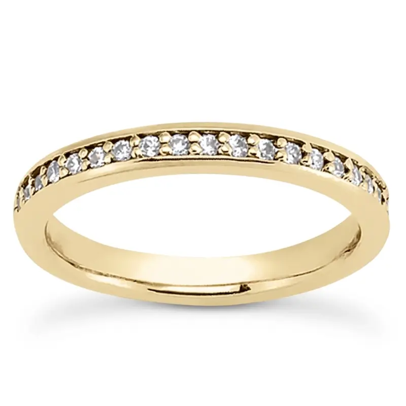 14K white gold 0.21 ct. Diamond Bridal Ring 2 - alternate view 2