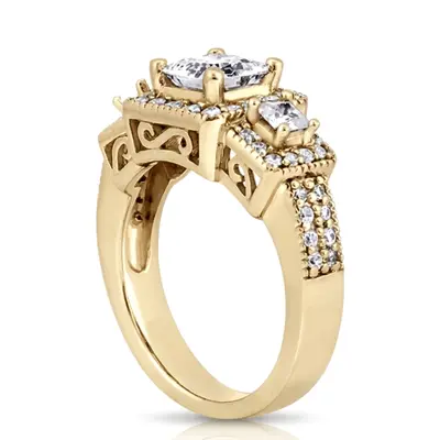 0.92ct Combination Stone Diamond Fancy Ring alternate view