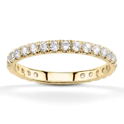 Micro Pavé Round Diamond Anniversary Band (3/4 ct. tw.) alternate view