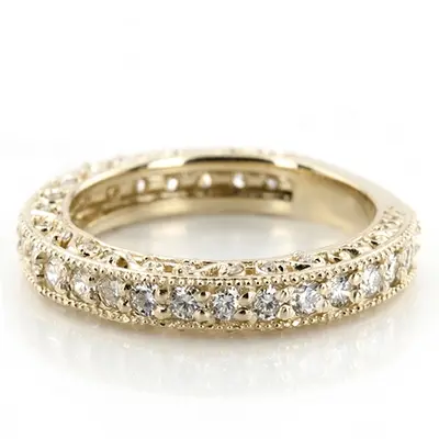 Filigree Scroll Work Diamond Anniversary Wedding Band (1.00 ct. tw.) - view 2 of 8