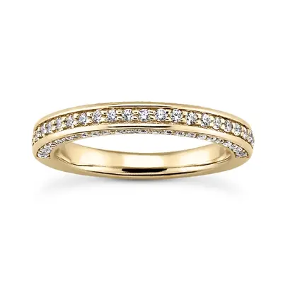 3mm. Precision Set Round Diamond Wedding Band (1/2 ct. tw.) alternate view