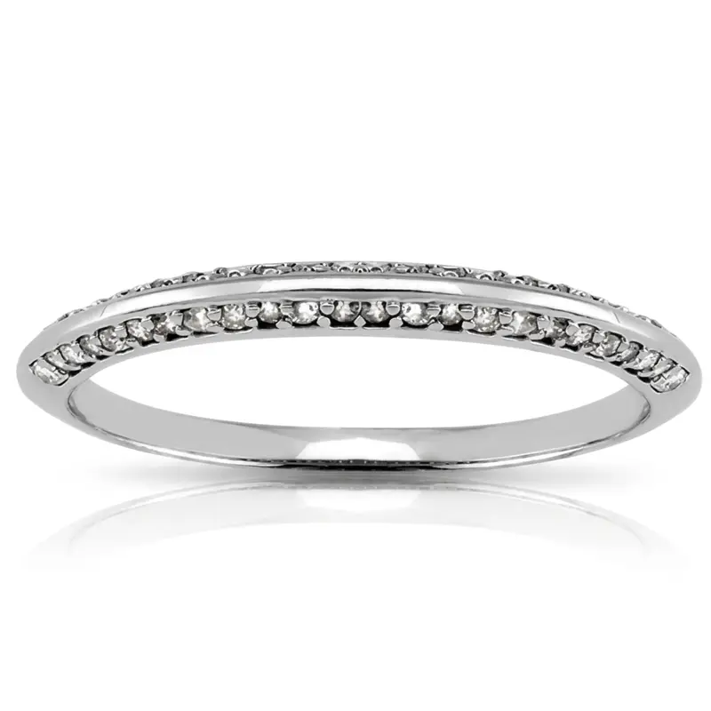 14K white gold 0.27 ct. Diamond Bridal Ring 1 - alternate view 6