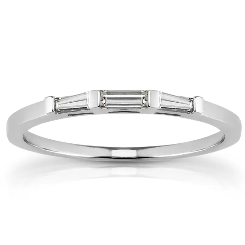 18K white gold 0.18 ct. Diamond Bridal Ring 3 - main view