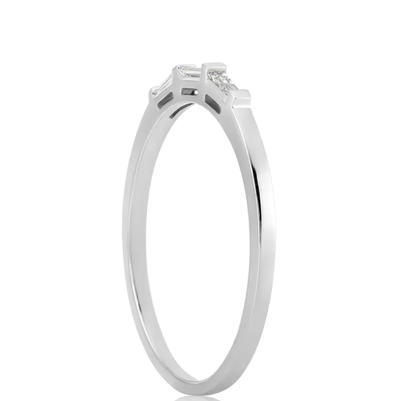 18K white gold 0.18 ct. Diamond Bridal Ring 3 - alternate view 3