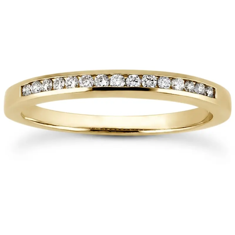 18K white gold 0.15 ct. Diamond Bridal Ring 2 - main view