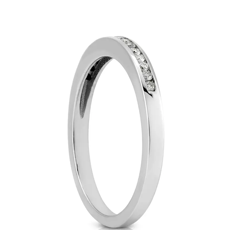 18K white gold 0.15 ct. Diamond Bridal Ring 2 - alternate view 3