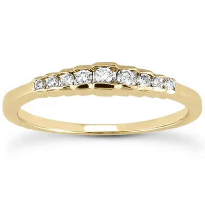 0.13  ct.  Diamond Bridal Ring 1 - view 2 of 6