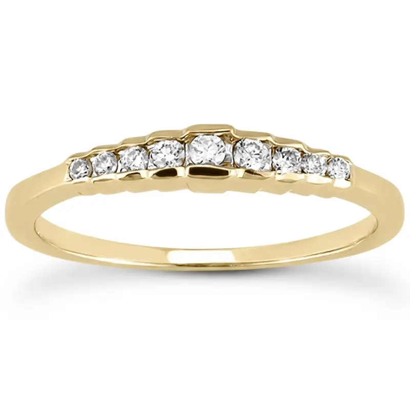 18K white gold 0.13 ct. Diamond Bridal Ring 1 - alternate view 2