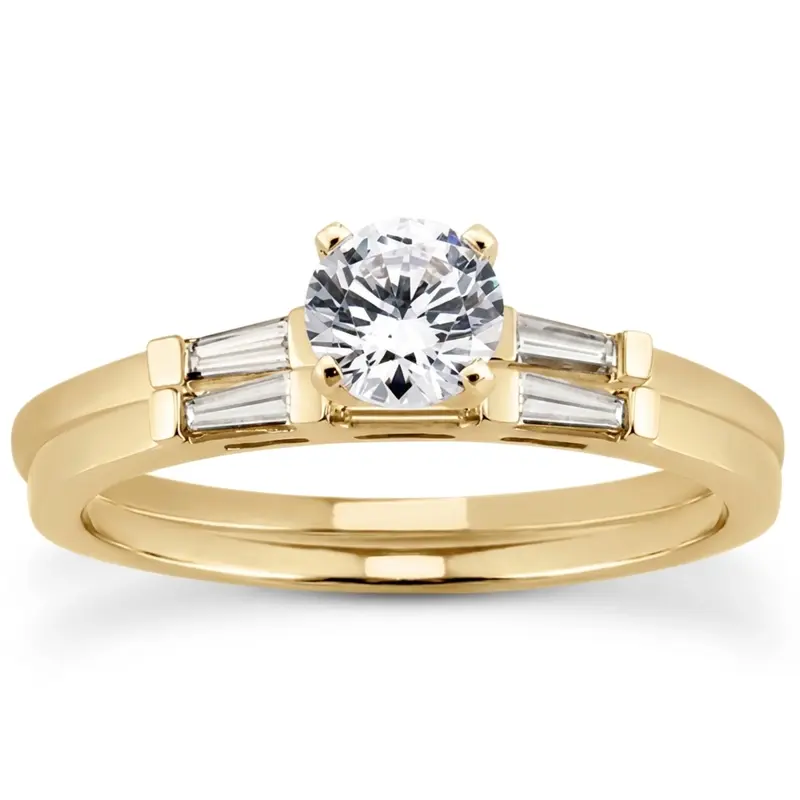 18K white gold 0.18 ct. Diamond Bridal Ring 3 - alternate view 5
