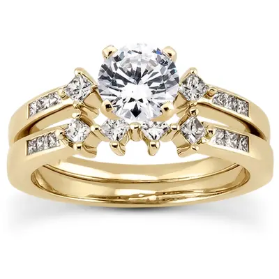 18K white gold 0.20 ct. tw. Diamond Bridal Ring 2 - alternate view 5 thumbnail