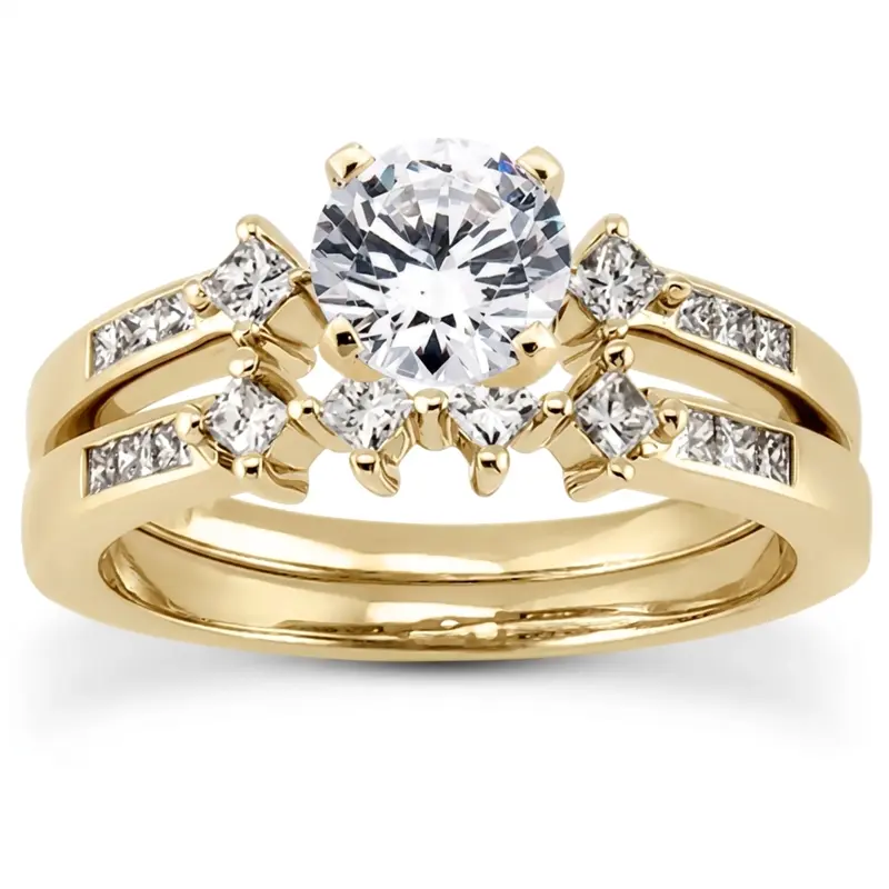 18K white gold 0.20 ct. tw. Diamond Bridal Ring 2 - alternate view 5