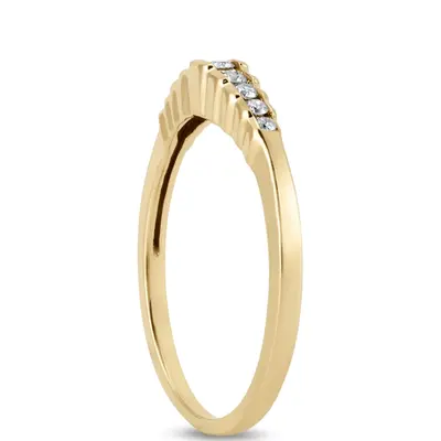 18K white gold 0.13 ct. Diamond Bridal Ring 1 - alternate view 5 thumbnail