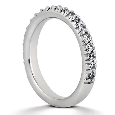 14K white gold Round Cut Prong Set Diamond Bridal Ring (0.60 ct. tw.) - alternate view 4 thumbnail