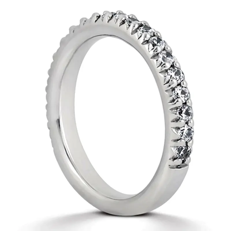 14K white gold Round Cut Prong Set Diamond Bridal Ring (0.60 ct. tw.) - alternate view 4