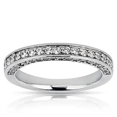 Round Cut Prong Set Diamond Bridal Ring (0.62 ct. tw.)