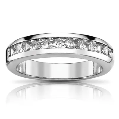 Modern Princess Cut Diamond Channel Band (5/8 ct. tw.) - view 2 of 4