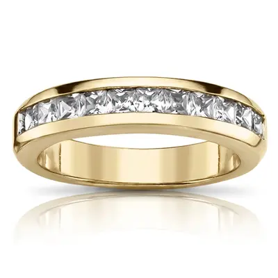 Modern Princess Cut Diamond Channel Band (5/8 ct. tw.) - view 1 of 4