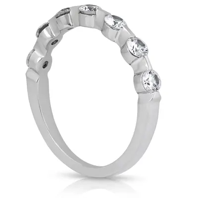 14K white gold Diamond Bridal Ring (0.49 ct. tw.) - alternate view 4 thumbnail