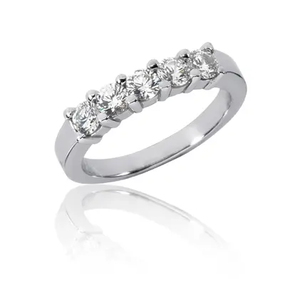 1.50 CT Round Cut Prong Set Diamond Bridal Ring
