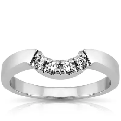 0.06 ct. Diamond Bridal Ring - view 1 of 5