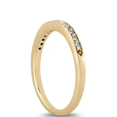 18K white gold 0.14 ct. Diamond Bridal Ring - alternate view 4 thumbnail
