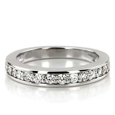 18K white gold 0.28 ct. Diamond Bridal Ring - alternate view 8 thumbnail