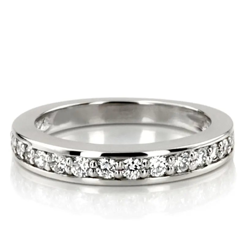 18K white gold 0.28 ct. Diamond Bridal Ring - alternate view 8